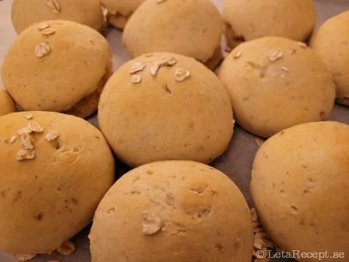 Grahamsbullar recept